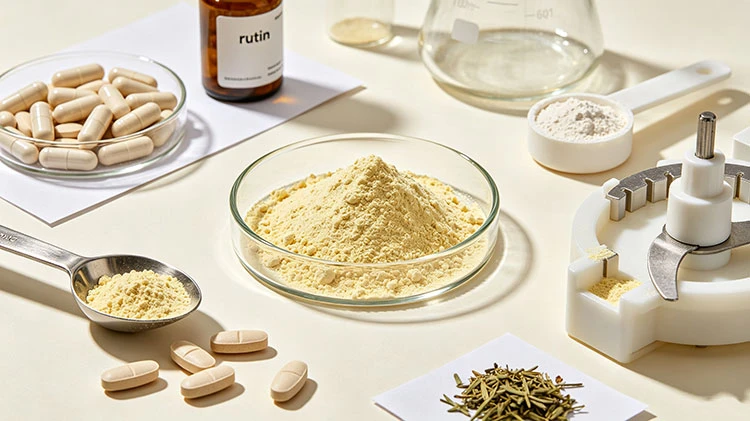 Rutin-Powder-in-Nutritional-and-Supplement-Manufacturing Rutin-Powder-in-Nutritional-and-Supplement-Manufacturing