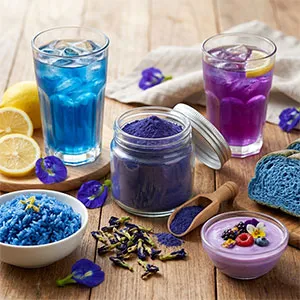 What is butterfly pea extract used for?