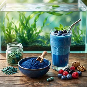What are the benefits of phycocyanin powder?