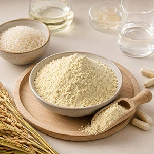 What is hydrolyzed rice protein?